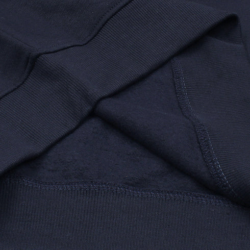 Balmain Towel Embroidered Navy Sweatshirt